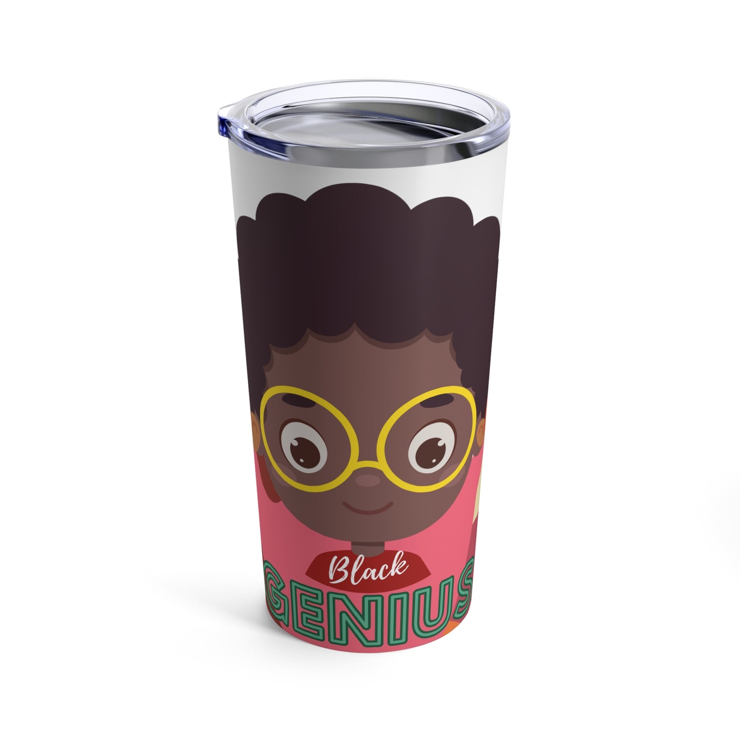 Little Mandela Black Genius Tumbler 20oz