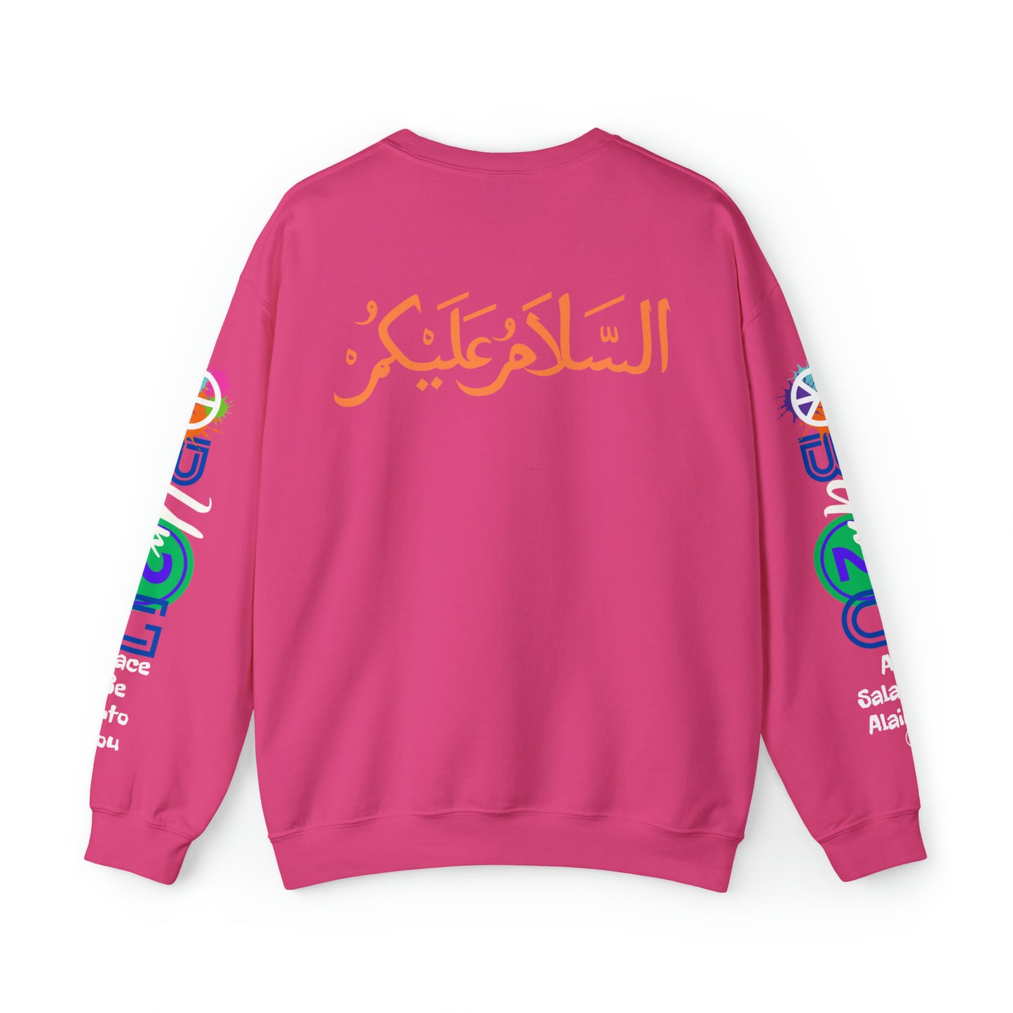 Peace Be Unto You / As Salaamu Alaikum Unisex Heavy Blend™ Crewneck Sweatshirt