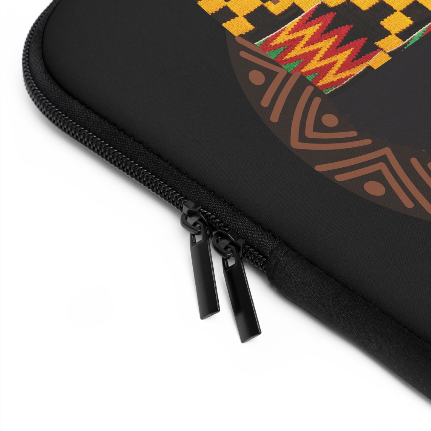 Black Walk Like a King Laptop Sleeve