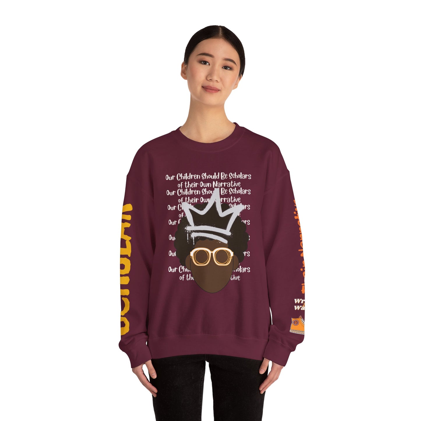 Scholar All Over Print Unisex Heavy Blend™ Crewneck Sweatshirt