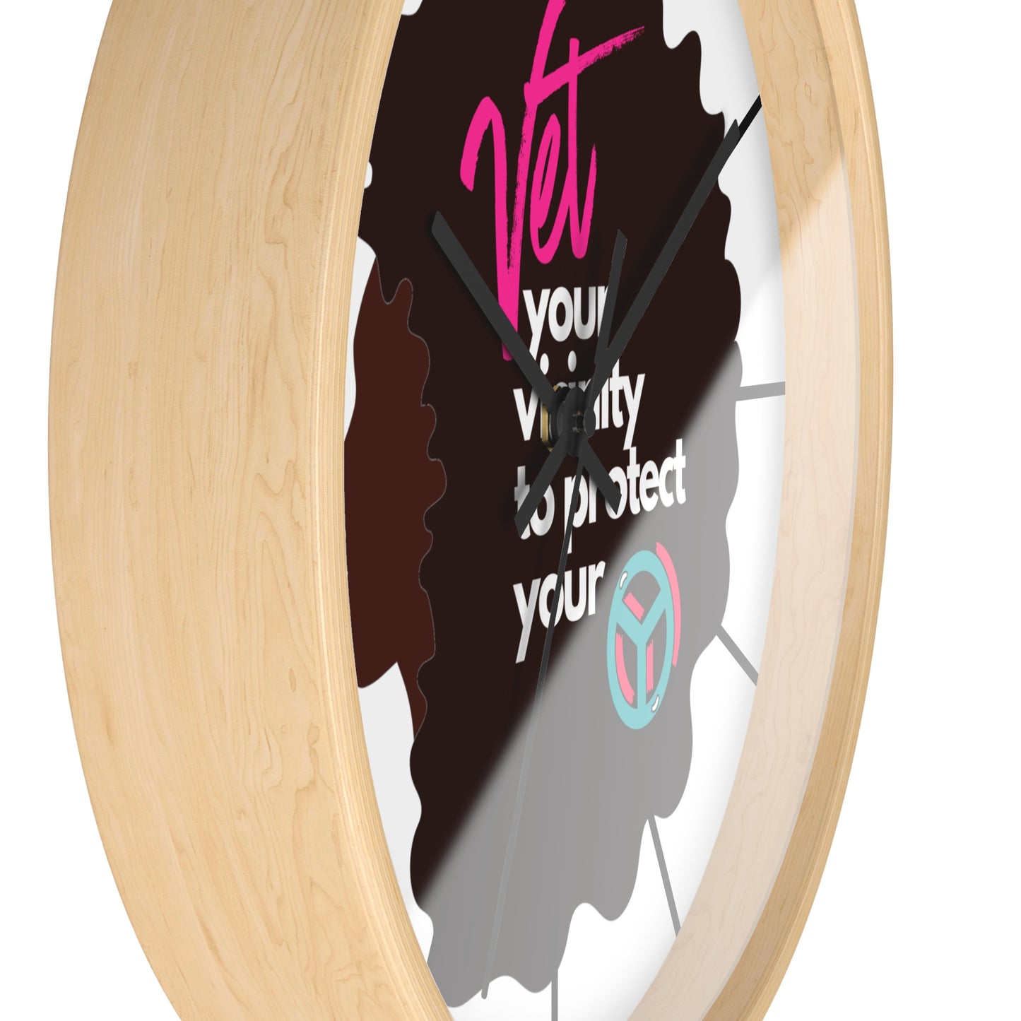 Vet Your Vicinity Wall Clock