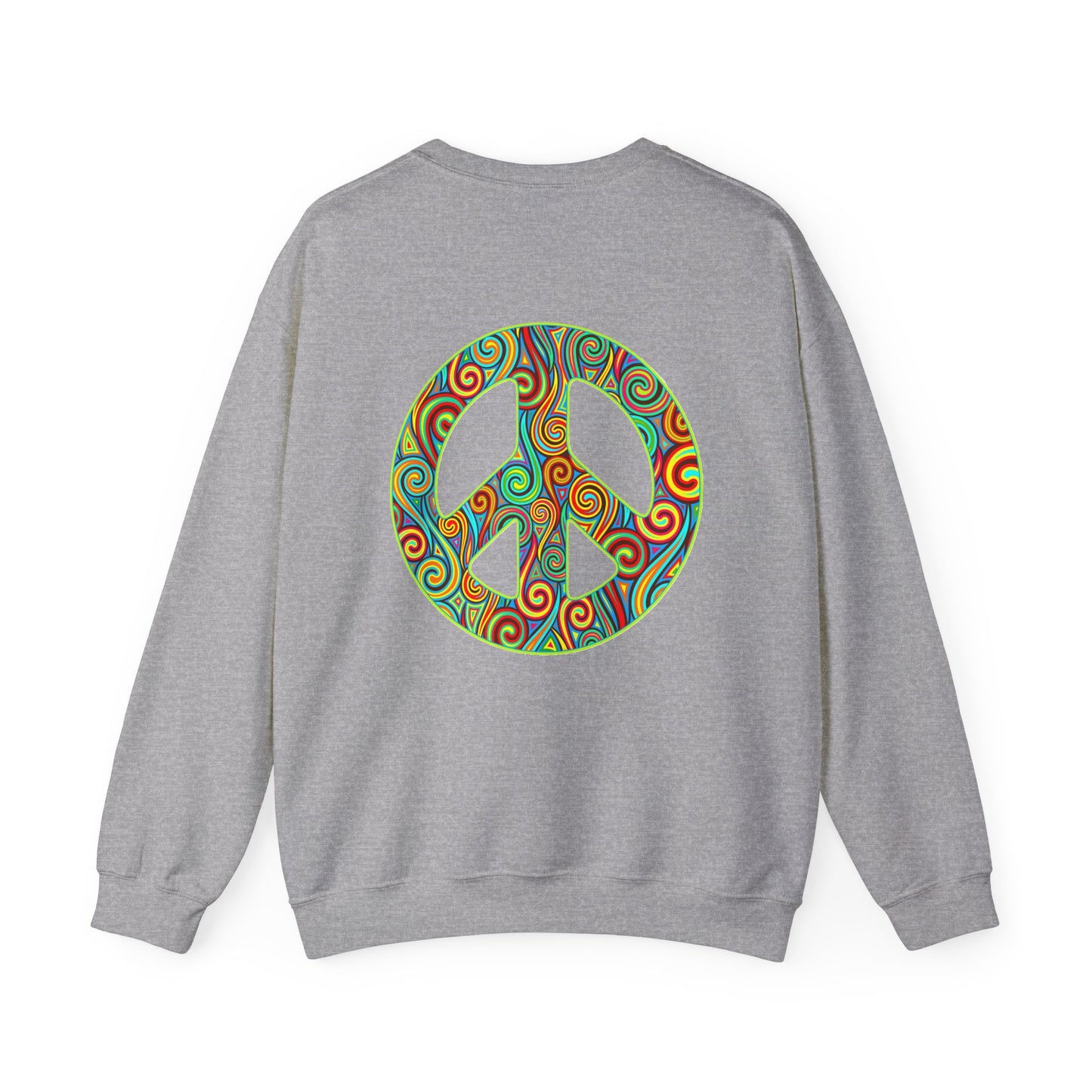 Vetting Her Vicinity to Keep Her Peace Unisex Heavy Blend™ Crewneck Sweatshirt