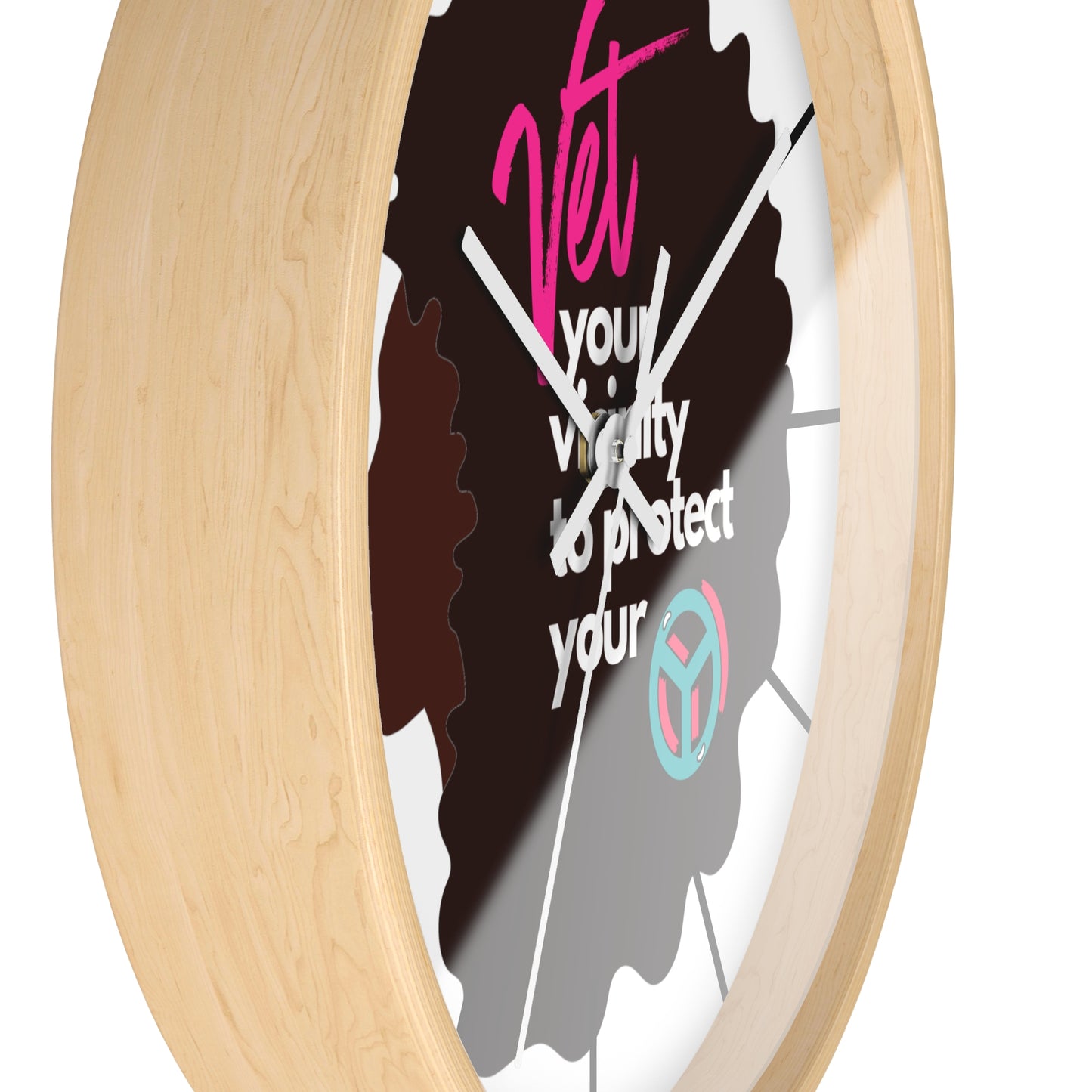 Vet Your Vicinity Wall Clock