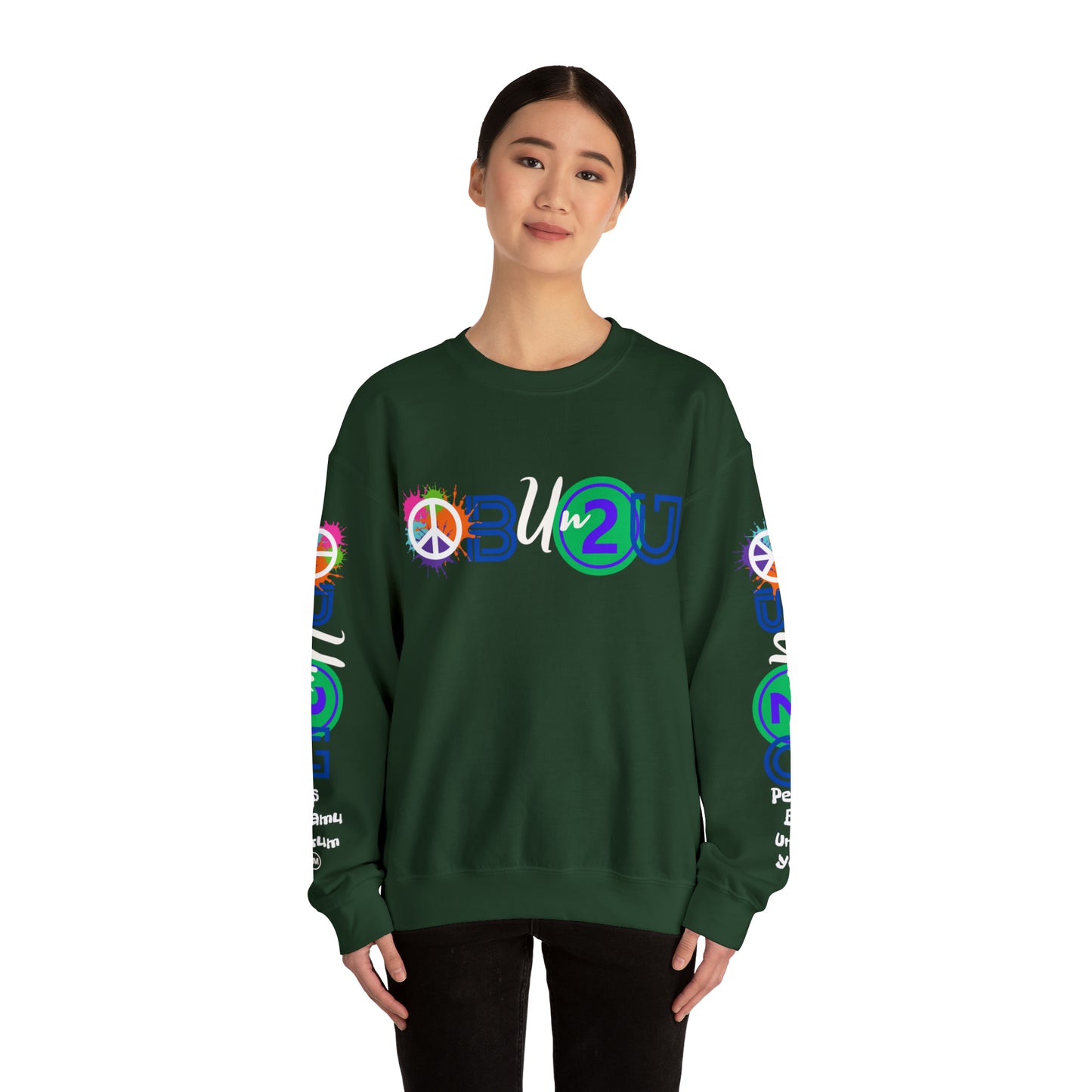 Peace Be Unto You / As Salaamu Alaikum Unisex Heavy Blend™ Crewneck Sweatshirt