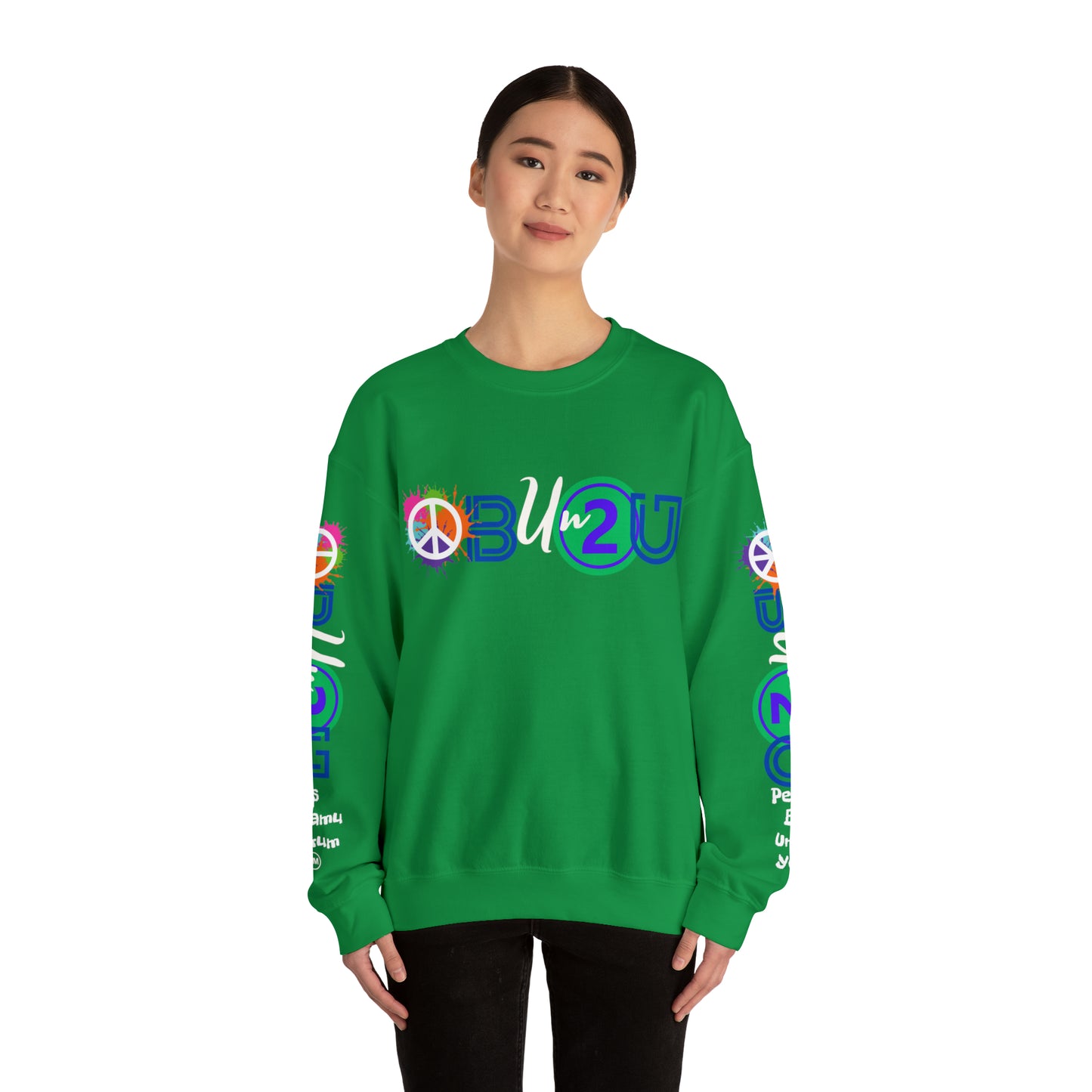 Peace Be Unto You / As Salaamu Alaikum Unisex Heavy Blend™ Crewneck Sweatshirt