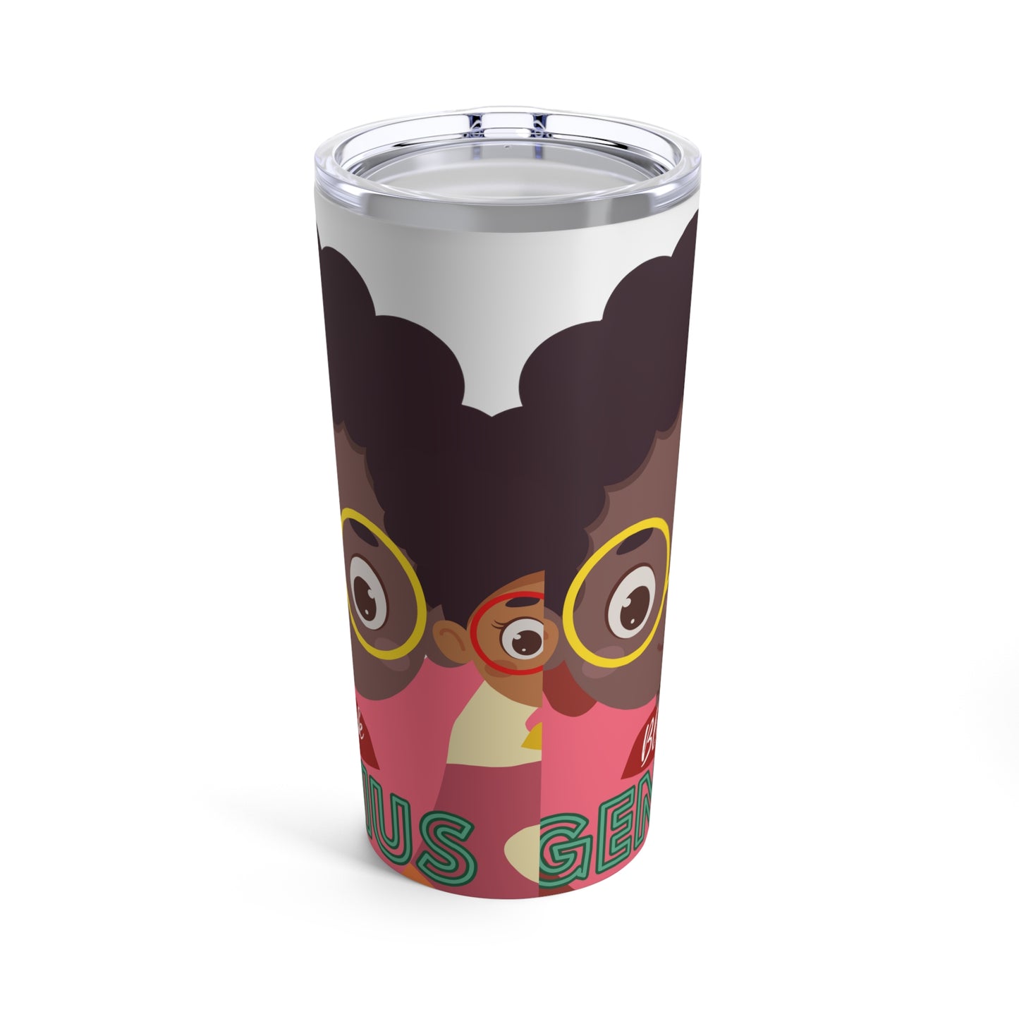 Little Mandela Black Genius Tumbler 20oz