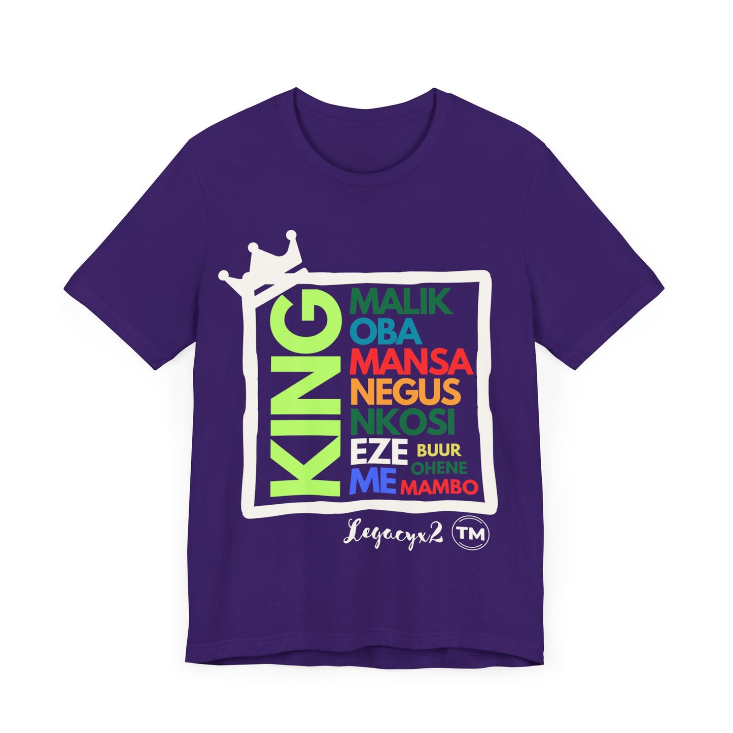 KING IN MANY NAMES Short Sleeve Tee