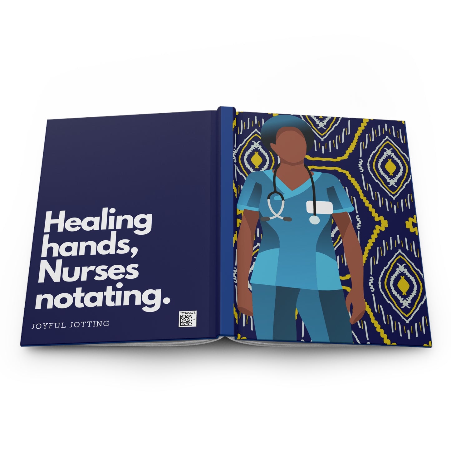 Healing Hands, Nurses Notating Hardcover Journal Matte
