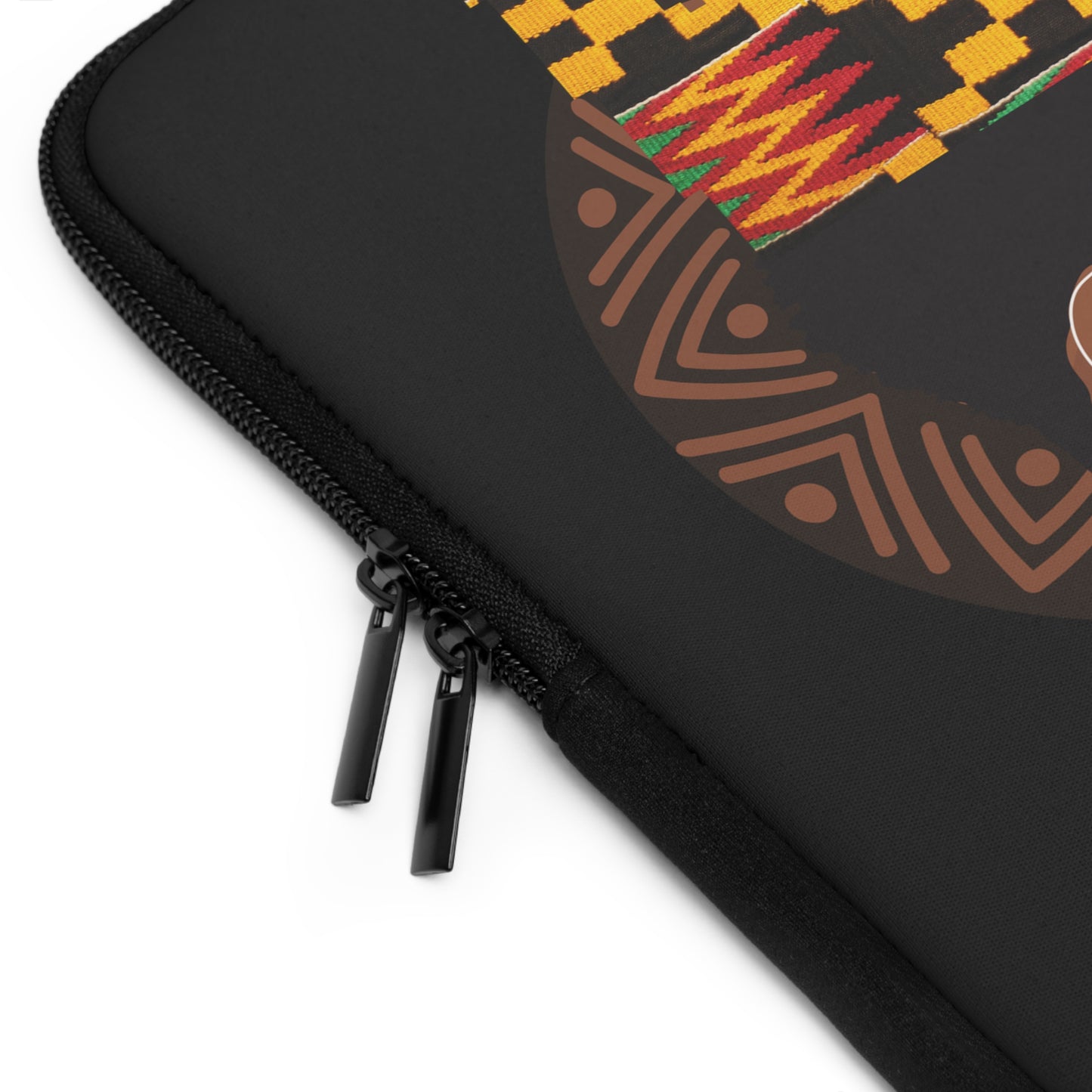 Black Walk Like a King Laptop Sleeve