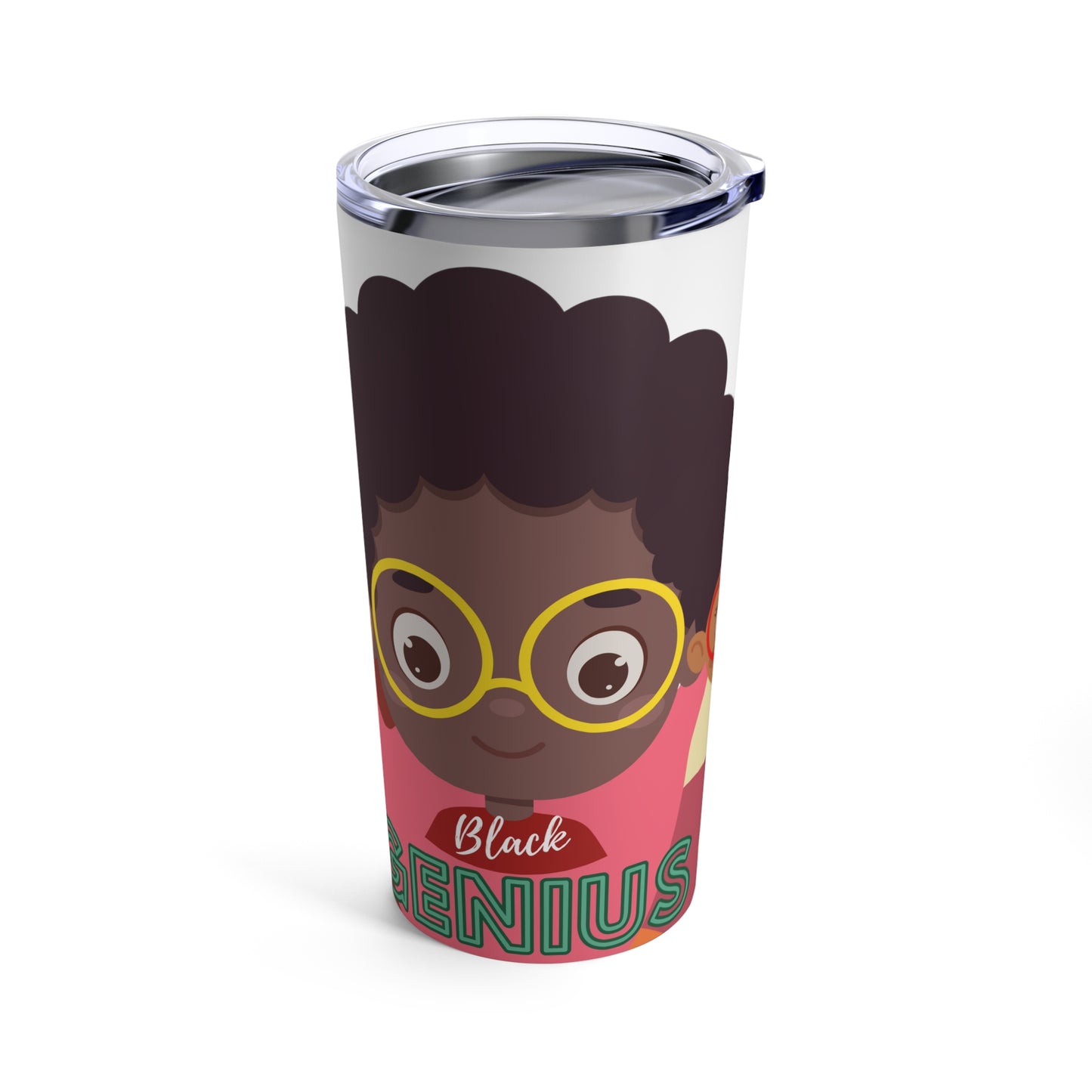 Little Mandela Black Genius Tumbler 20oz