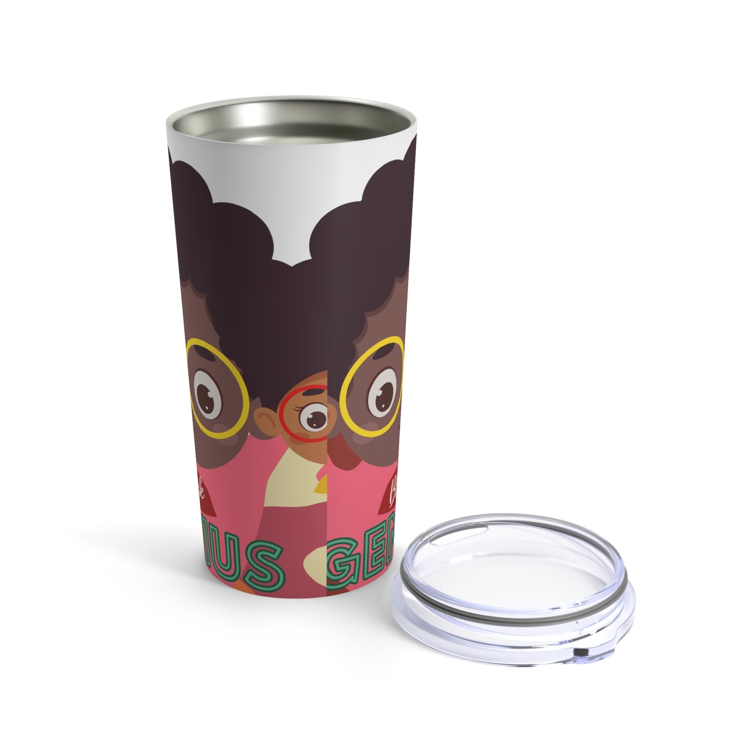 Little Mandela Black Genius Tumbler 20oz