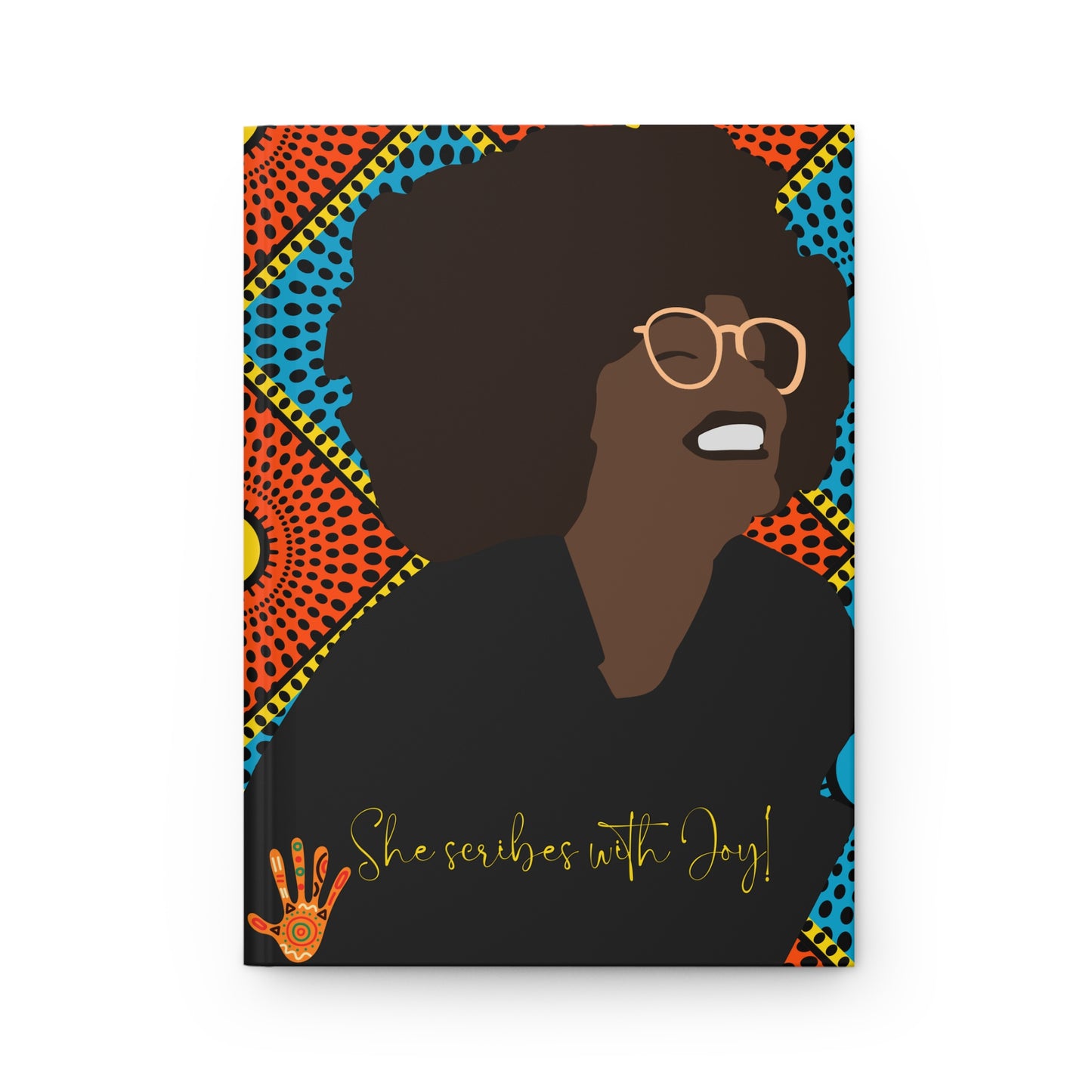 She Scribes With Joy Hardcover Journal Matte