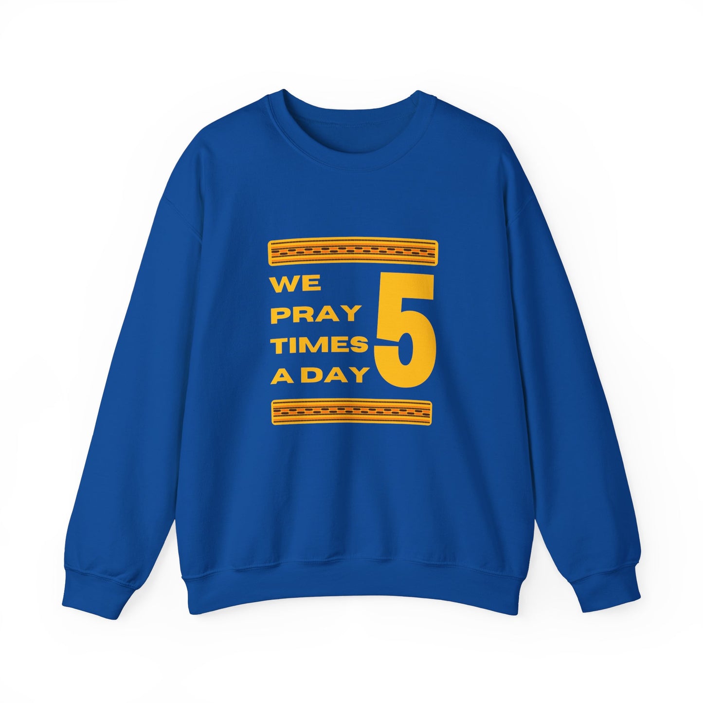 We Pray 5 Times A Day Copy of Unisex Heavy Blend™ Crewneck Sweatshirt