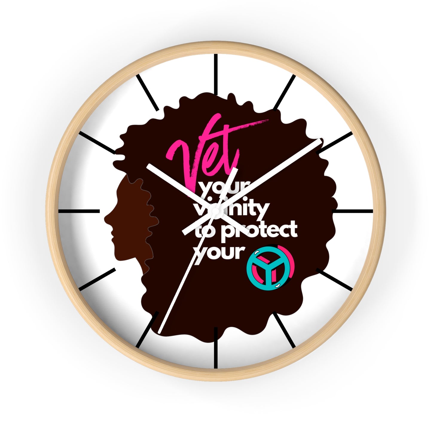 Vet Your Vicinity Wall Clock