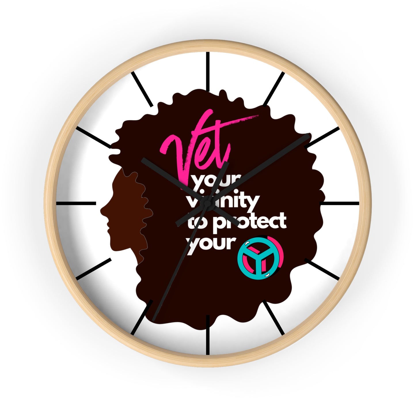 Vet Your Vicinity Wall Clock