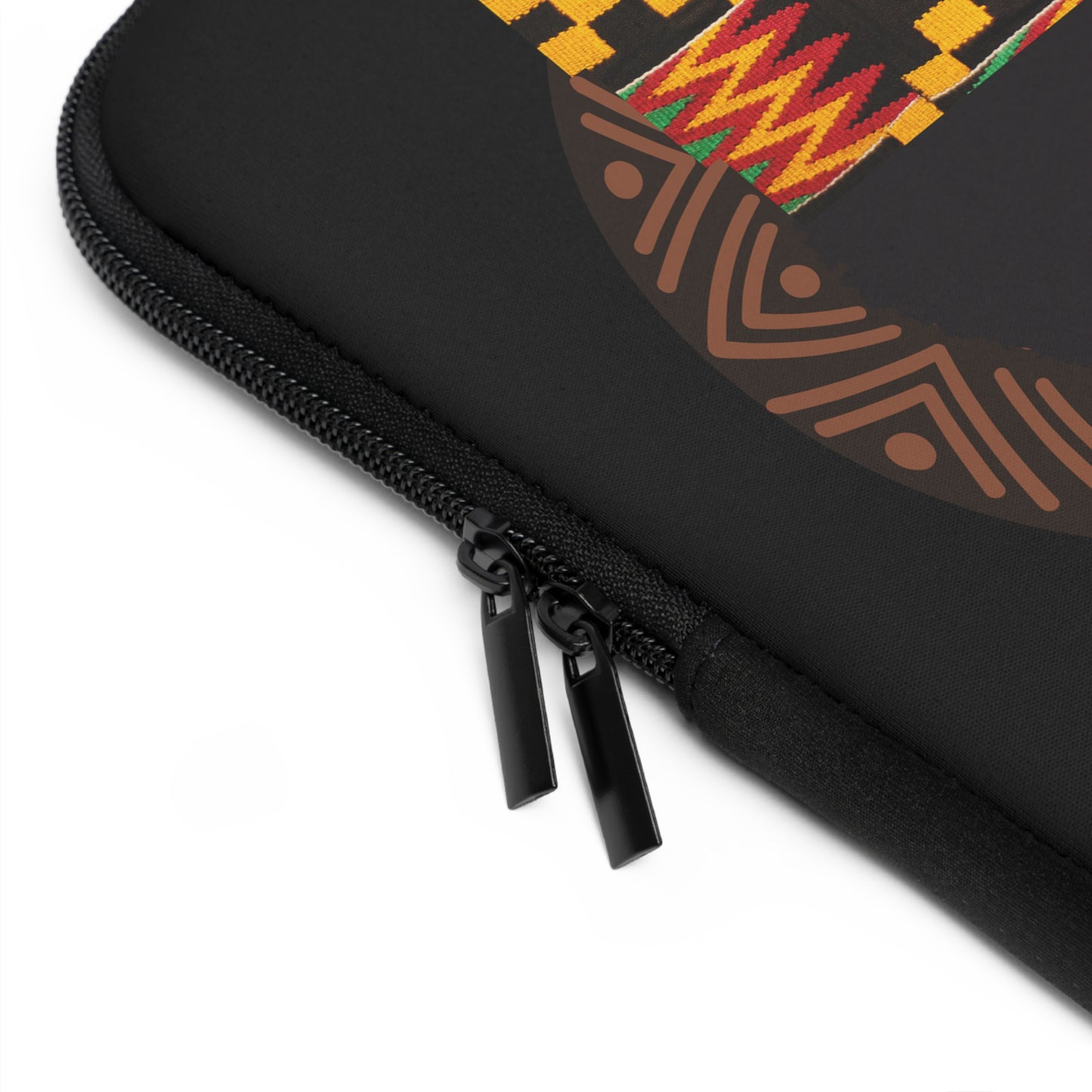 Black Walk Like a King Laptop Sleeve