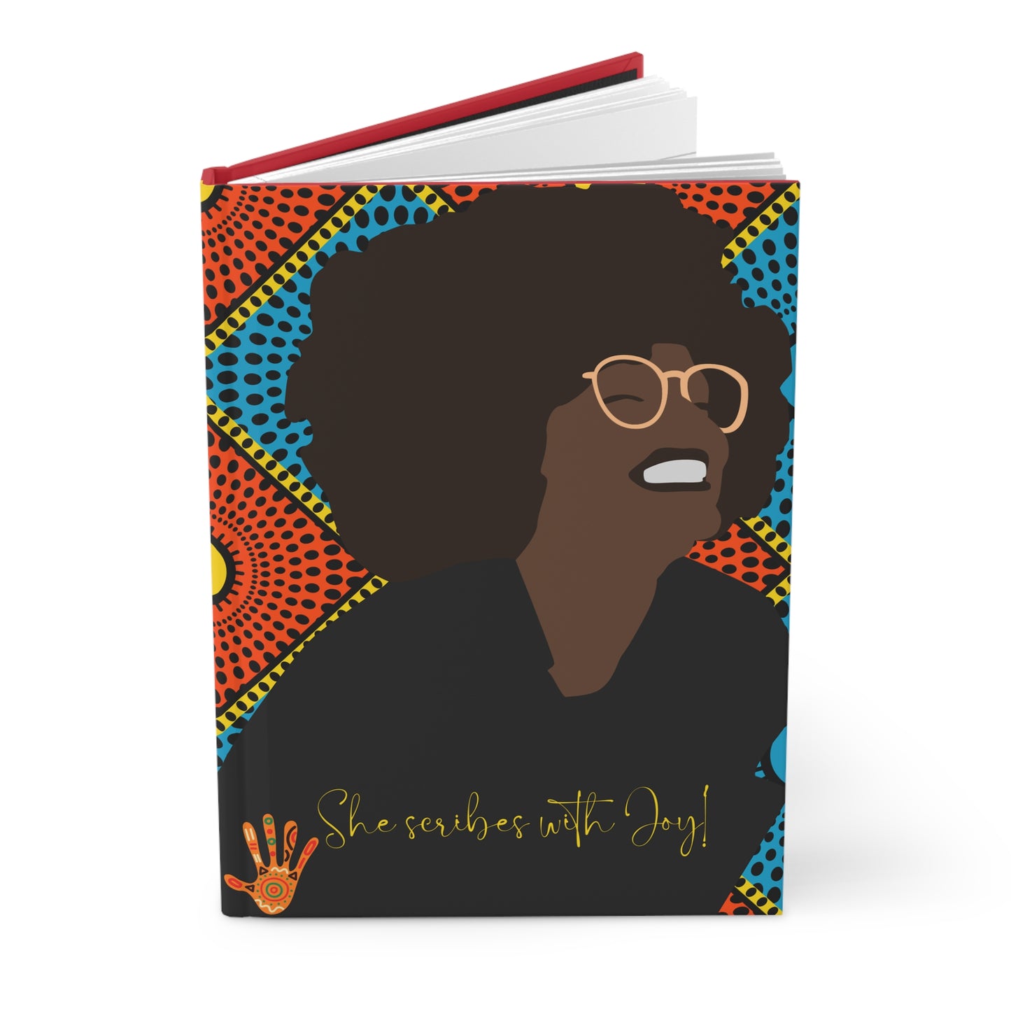 She Scribes With Joy Hardcover Journal Matte