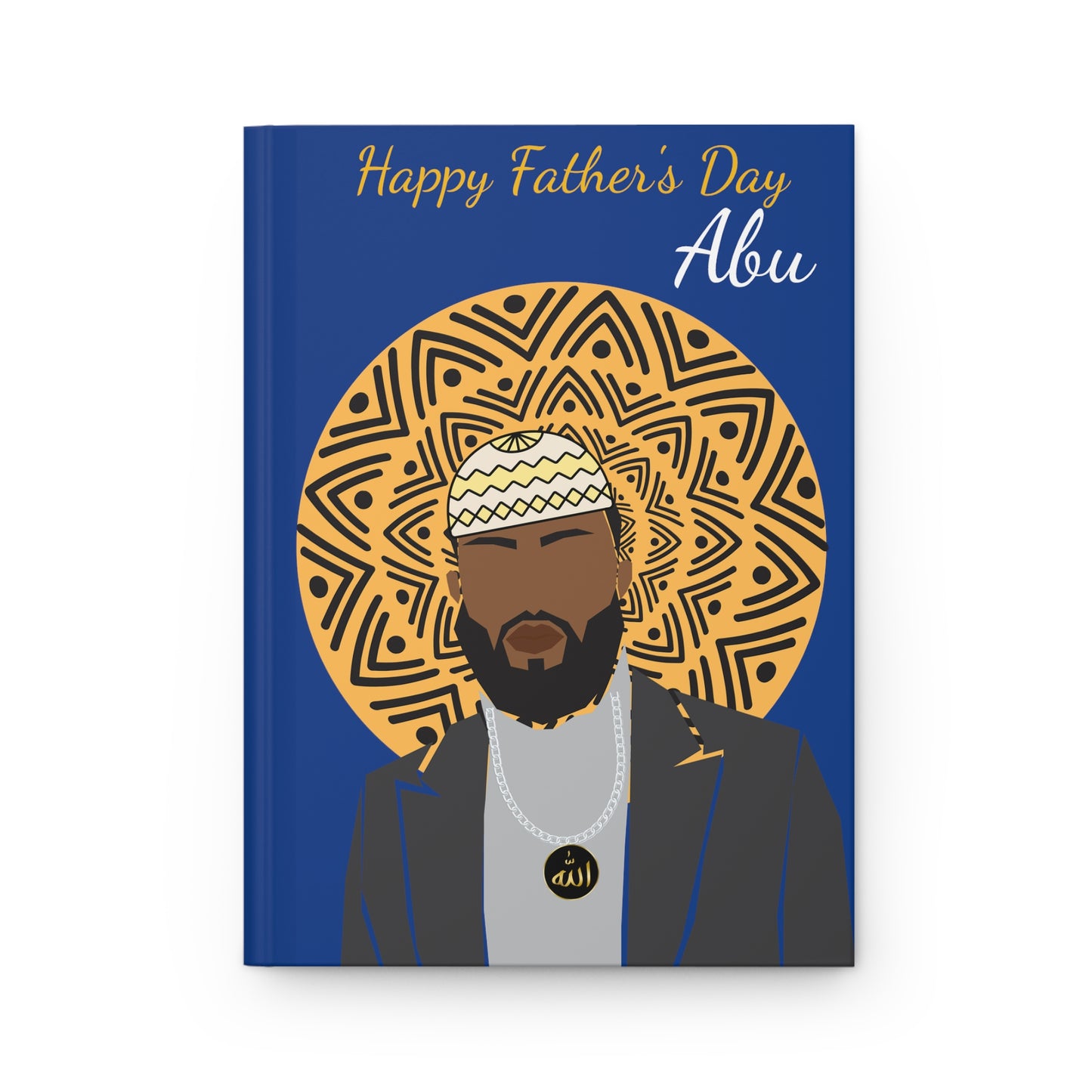Happy Father's Day Abu Hardcover Journal Matte