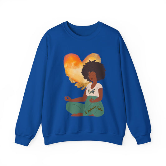 Self Love is Restorative Justice Unisex Heavy Blend™ Crewneck Sweatshirt