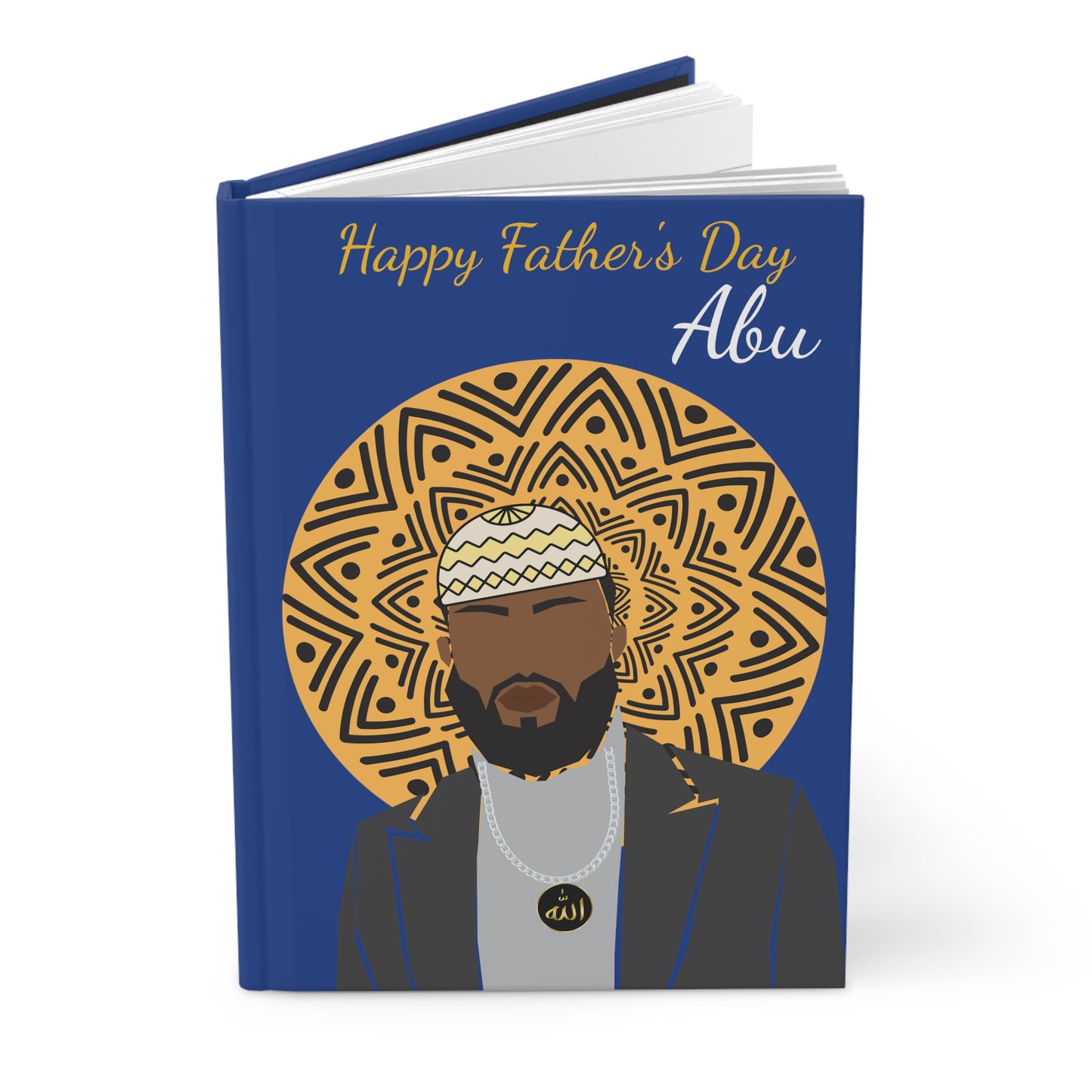 Happy Father's Day Abu Hardcover Journal Matte