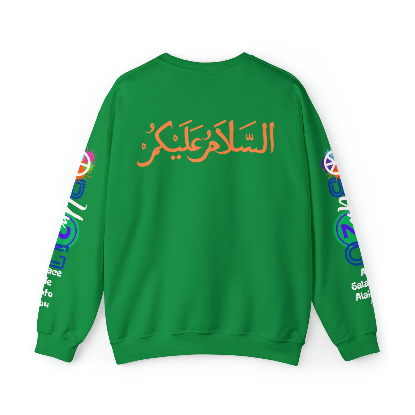 Peace Be Unto You / As Salaamu Alaikum Unisex Heavy Blend™ Crewneck Sweatshirt